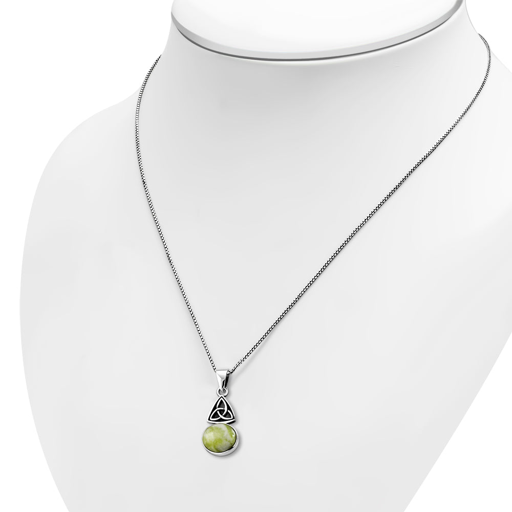 Scottish Marble Pendant - Solid Trinity Stamp