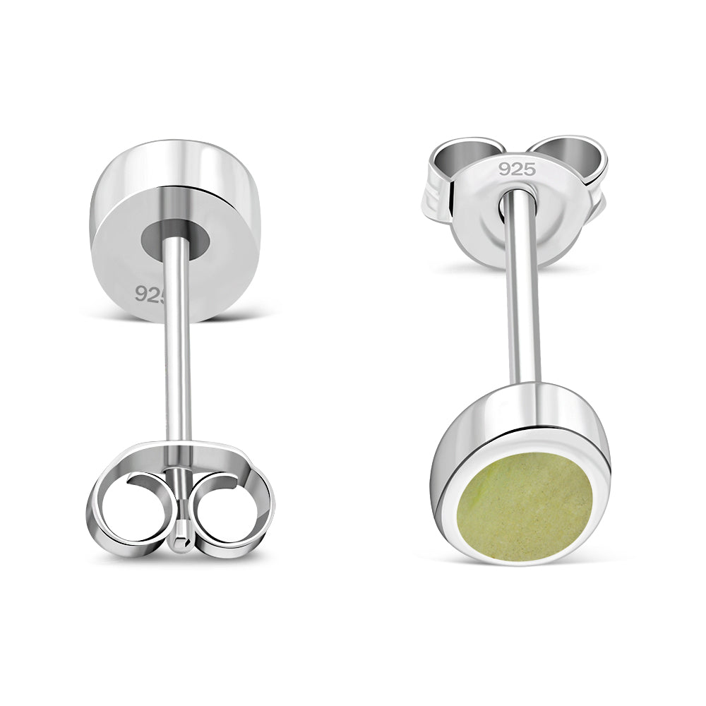 Contemporary stone stud- Scottish Marble