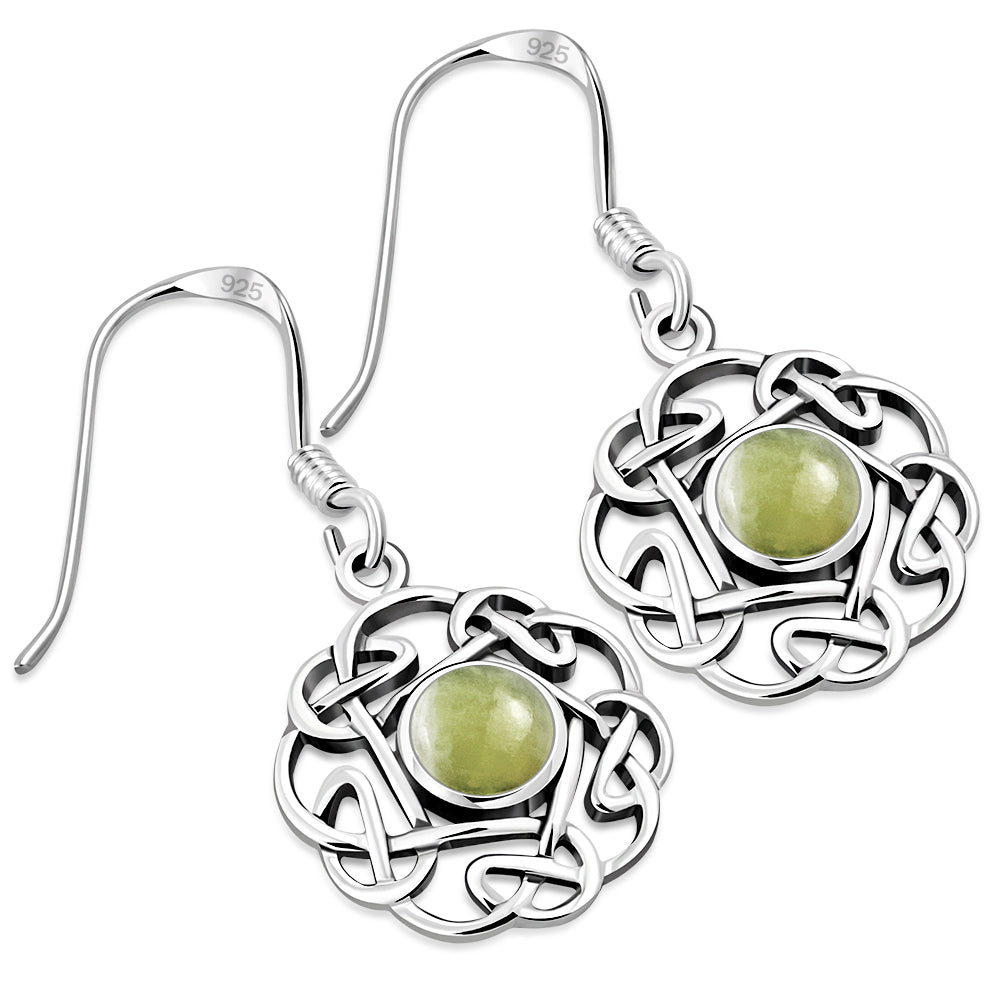 Scottish Marble Earrings - Kells Twist