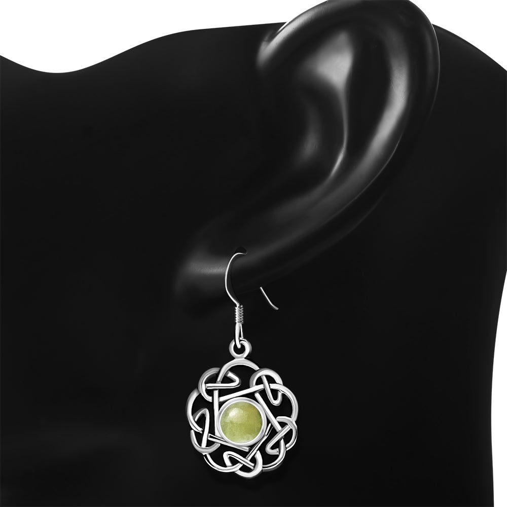 Scottish Marble Earrings - Kells Twist