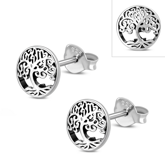 Tree of Life Studs- Swirly Branches