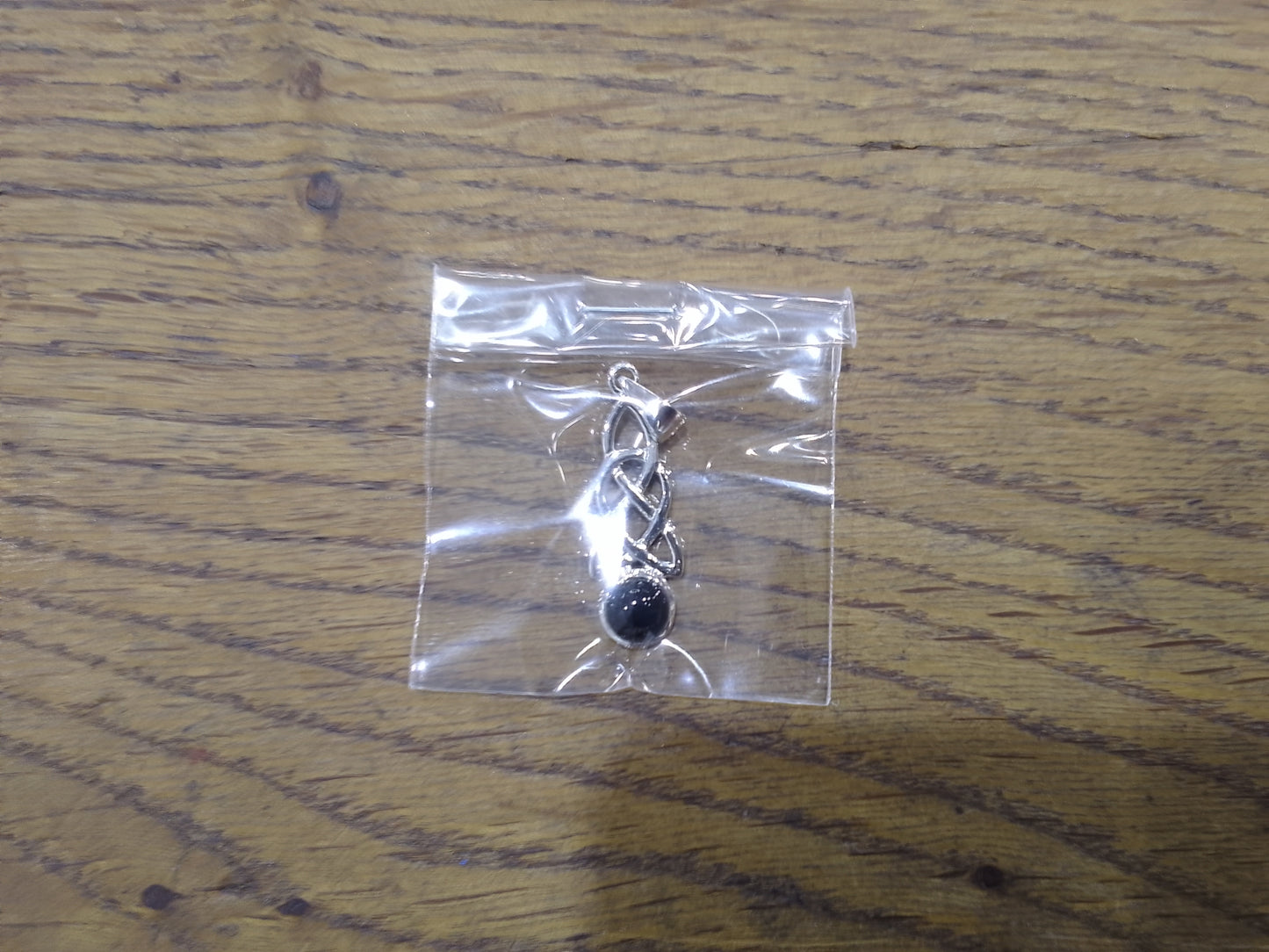 Trinity Stone Pendant - Black Onyx
