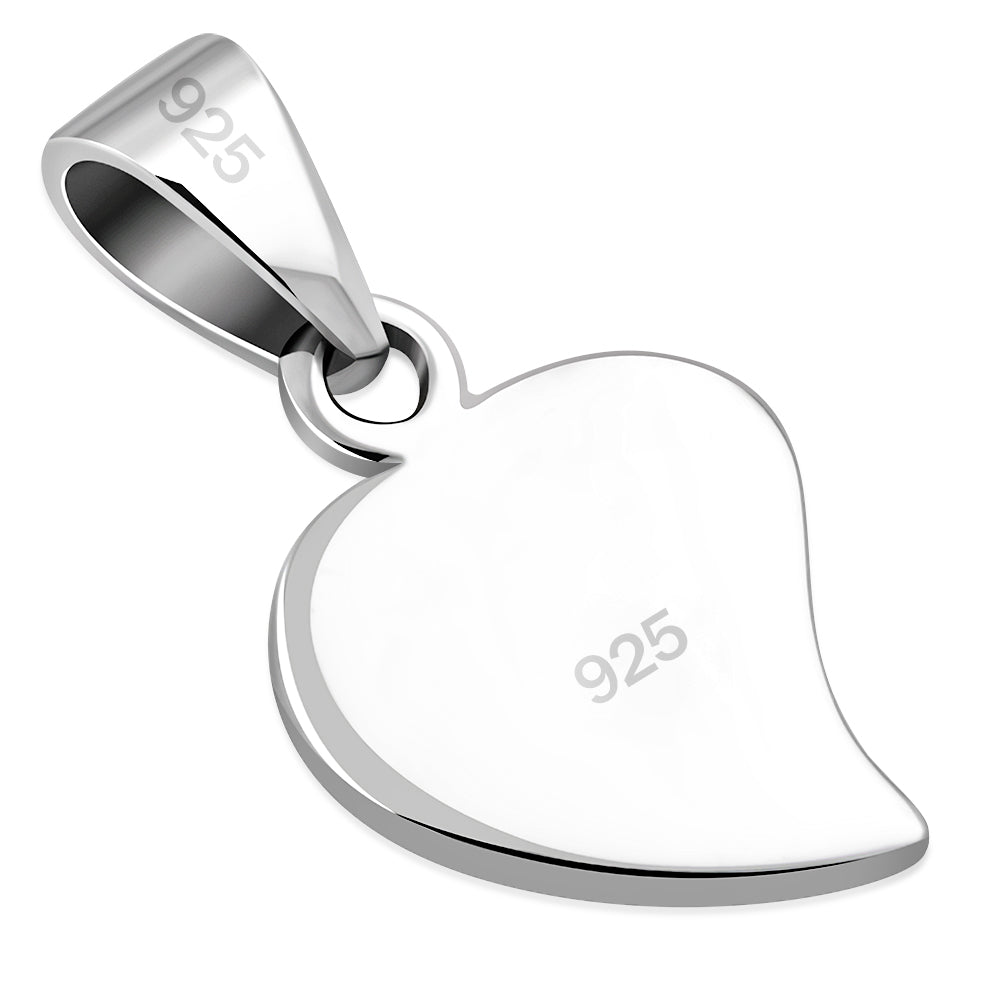 Scottish Marble Pendant - Love Heart