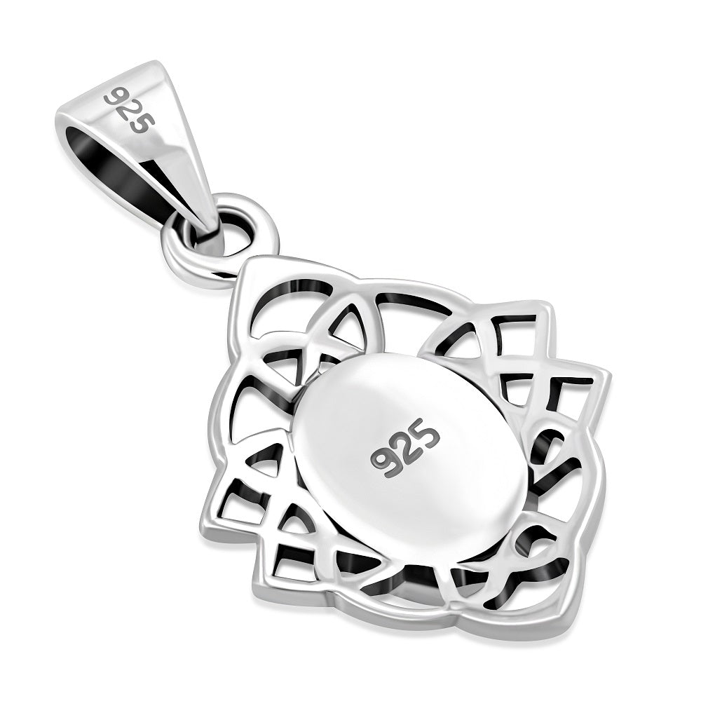 celtic stone pendant