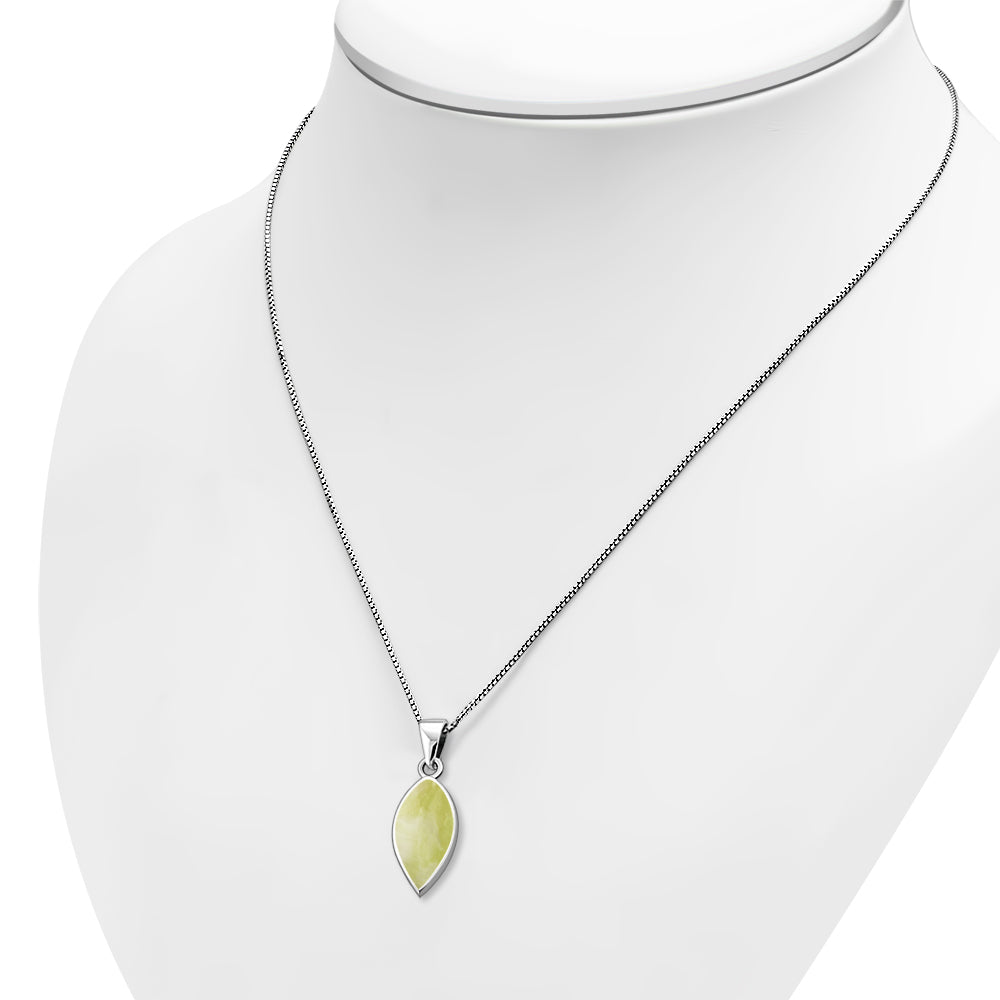 Scottish Marble Pendant - Falling Leaf