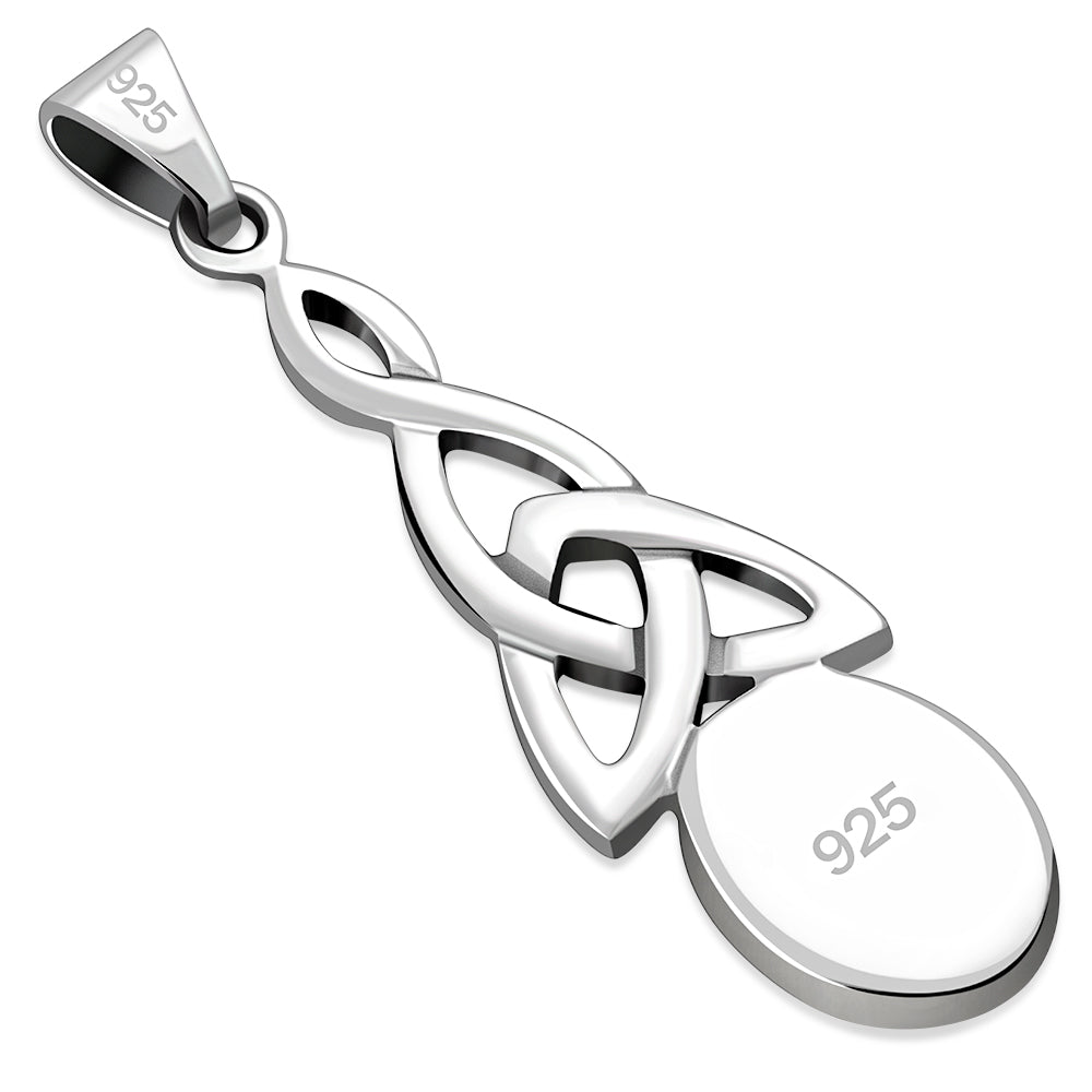 Scottish Marble Pendant - Trinity Loop Drop
