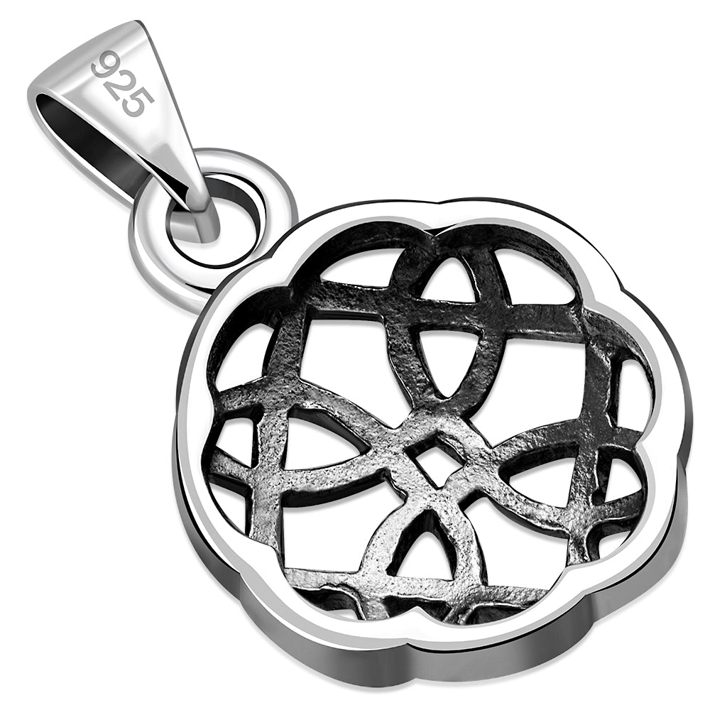 Celtic Knot Pendant - Interlocked Four Leaves