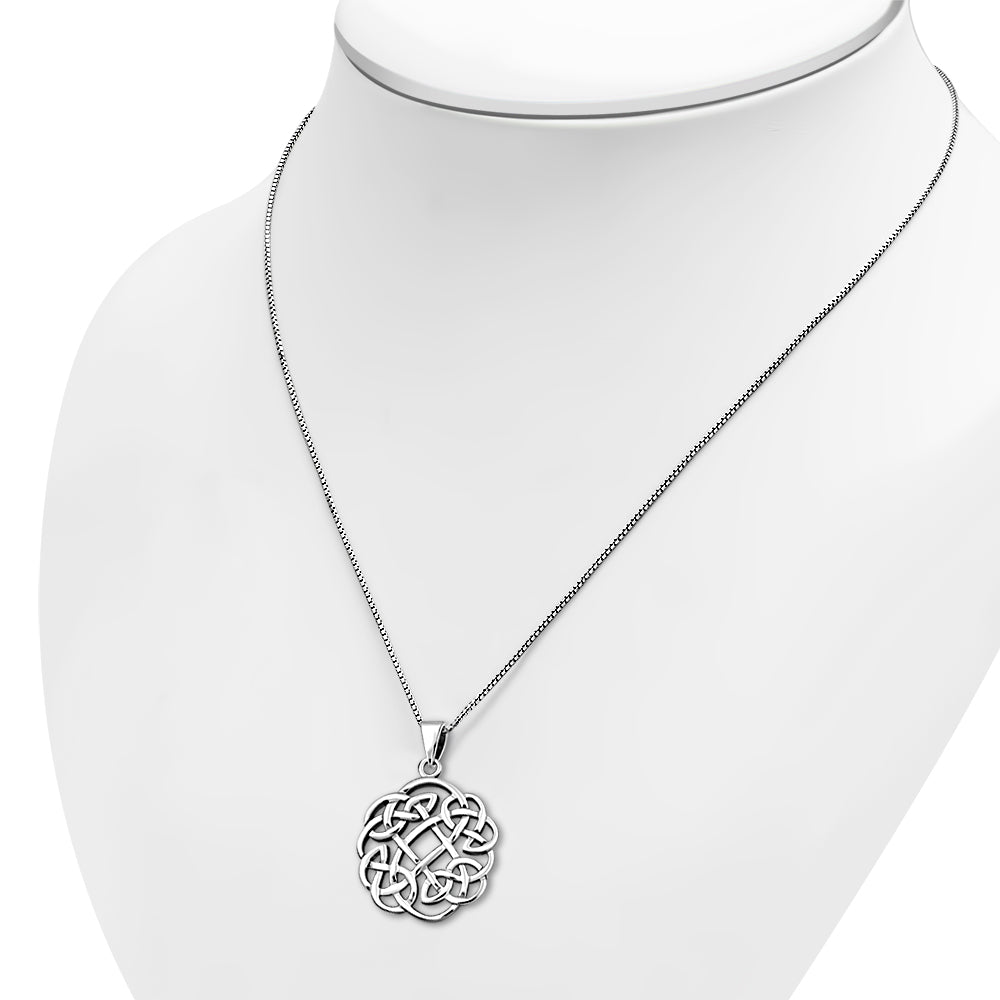 Celtic Knot Pendant - Round Kells Twist