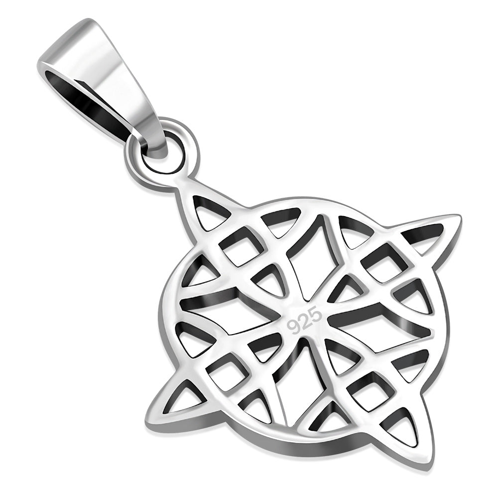 Celtic Knot Pendant- Four Directions (Thin)