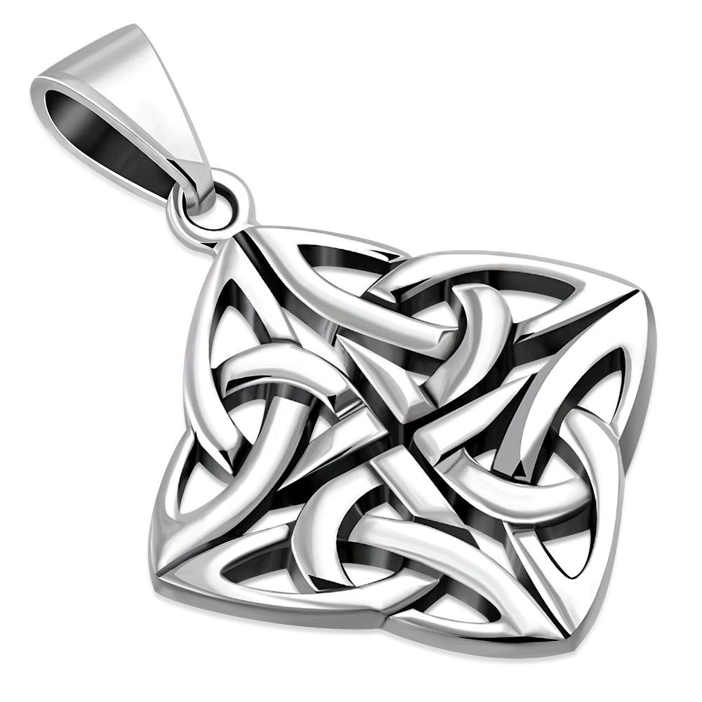 Celtic Knot Pendant - Open Four Seasons Knot