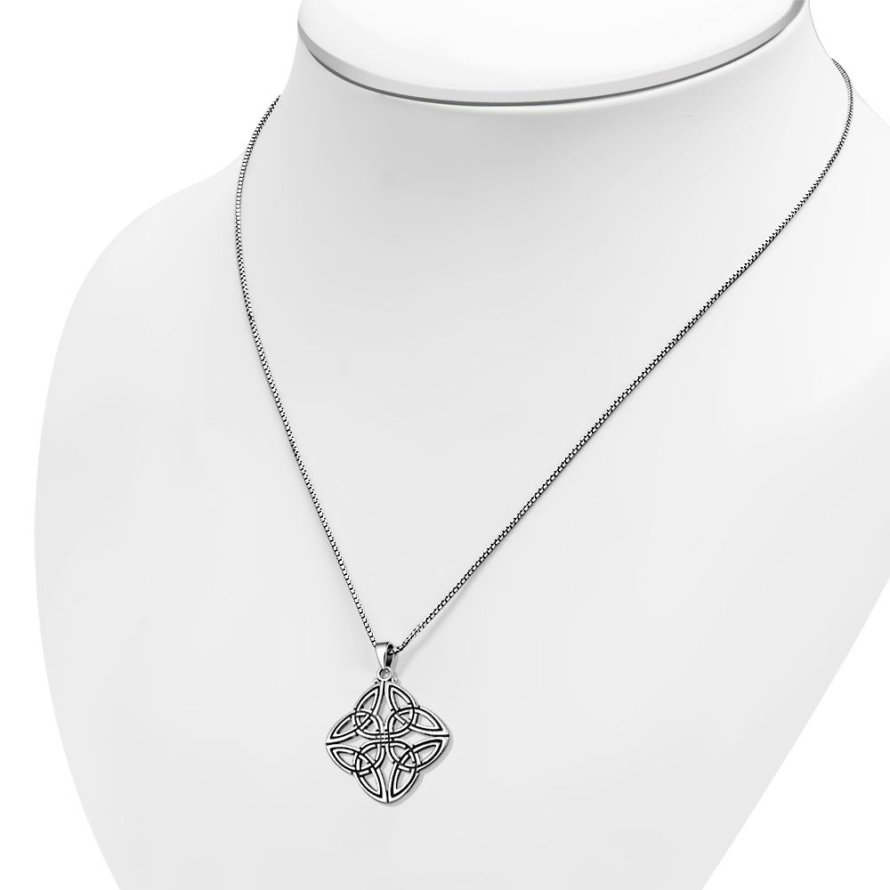 Celtic Knot Pendant- Four Season Statement Peace