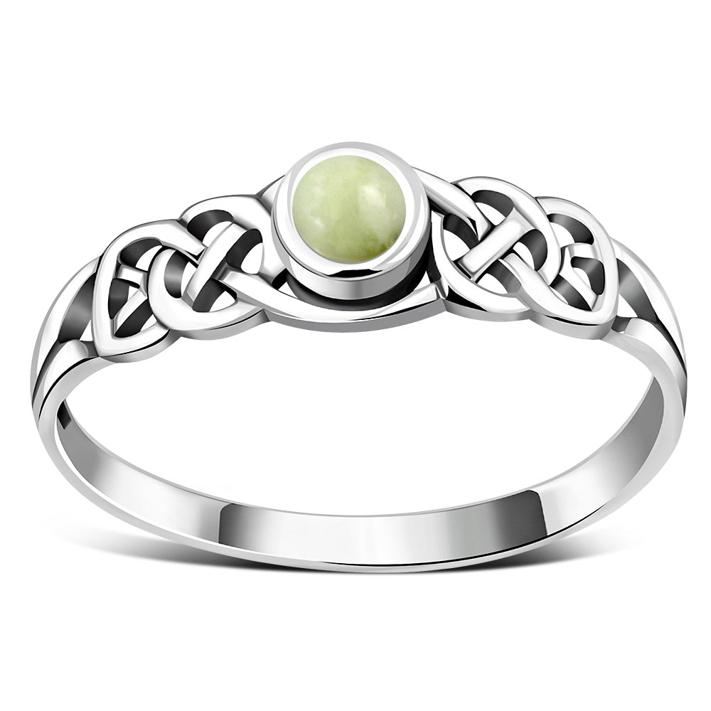 Scottish Marble Ring - Dainty Double Knot