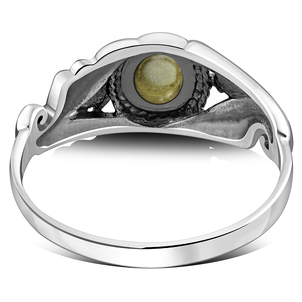 Scottish Marble Ring- Flower wave