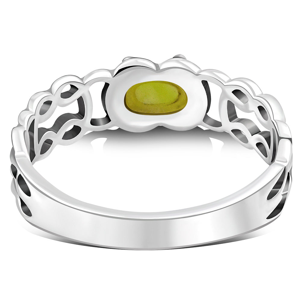 Scottish Marble Ring - Celtic Thread