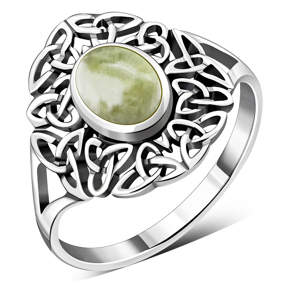 Scottish Marble Ring - Trinity Flow Border