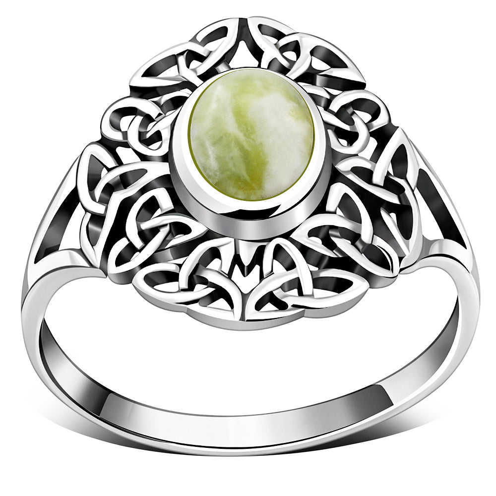 Scottish Marble Ring - Trinity Flow Border