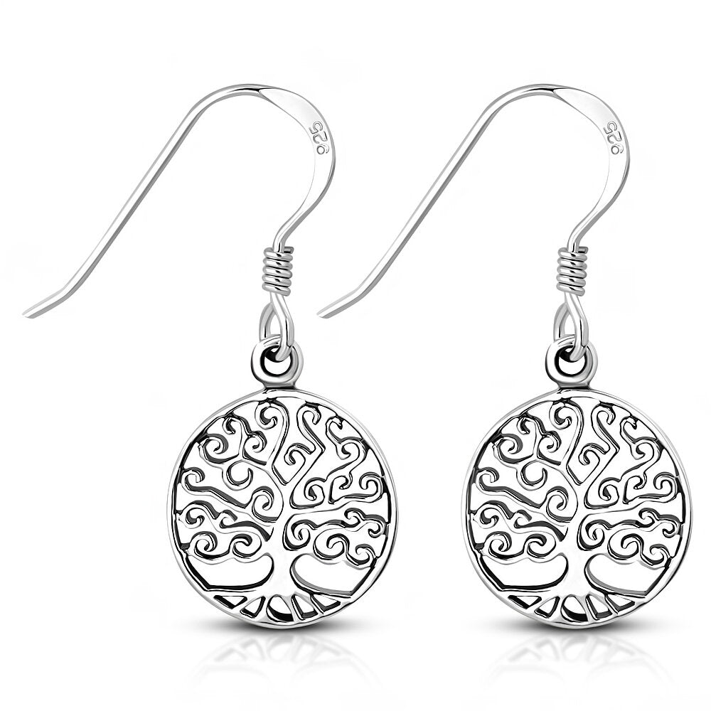 Tree of Life Earrings - Swirly Branches