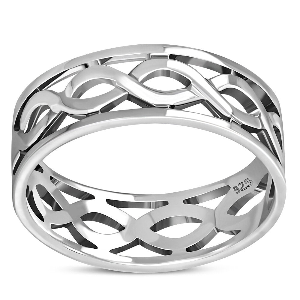 Celtic Knot Ring - Simple Loop in Frame