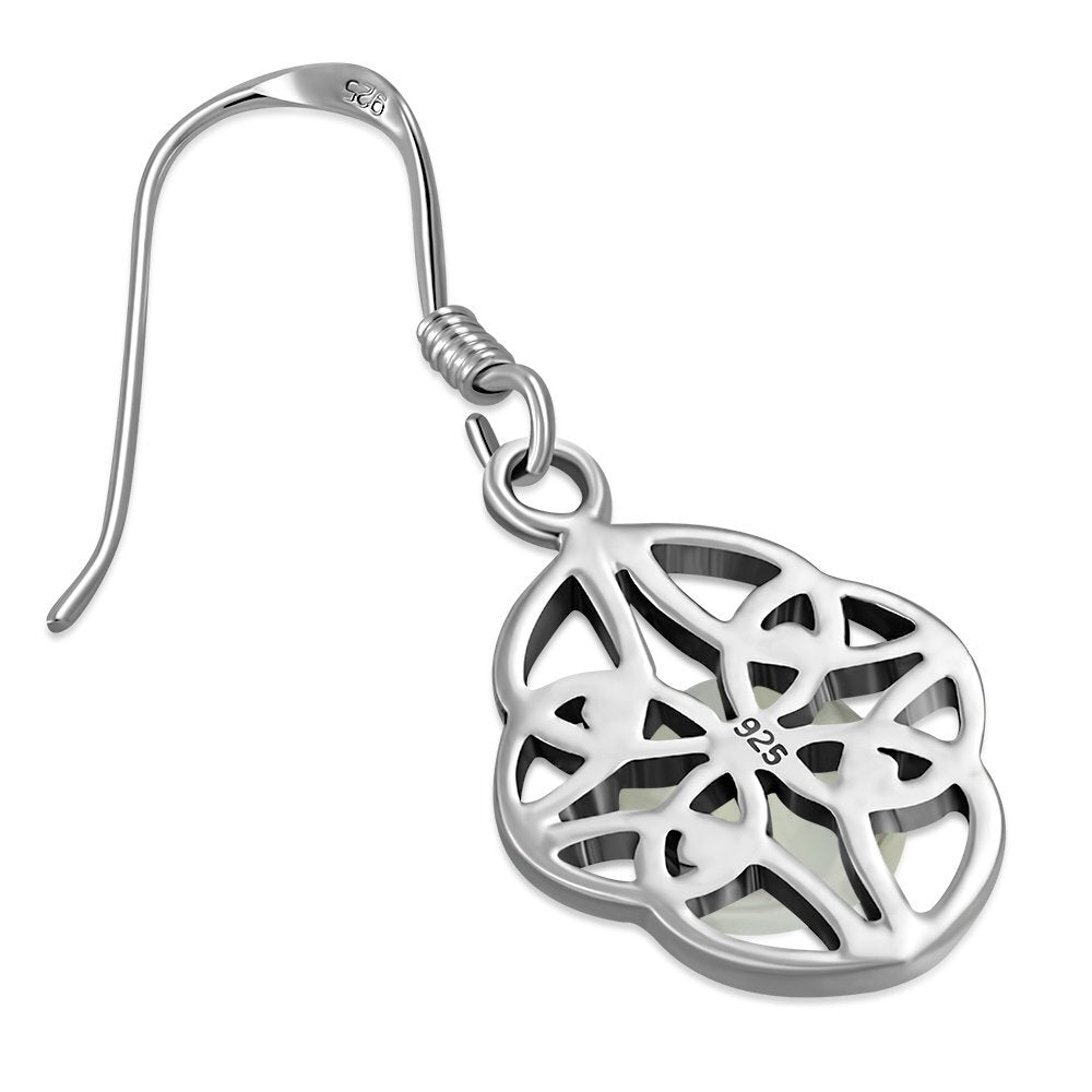 Celtic Stone Earrings - Four Seasons with Moonstone