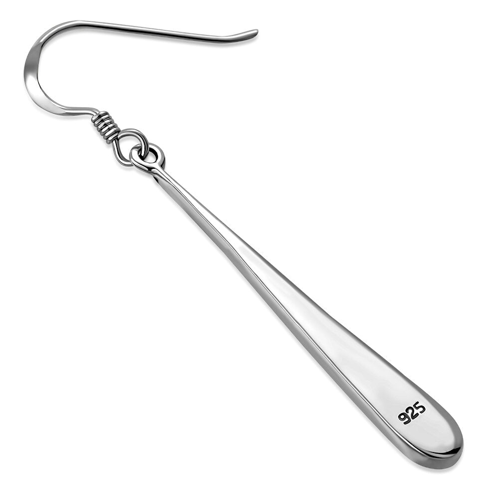 Scottish Marble Earrings- Long Droplets