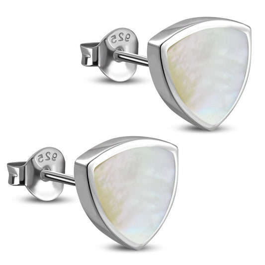 Contemporary Stone Studs - Heater Shield with Mother of Pearl