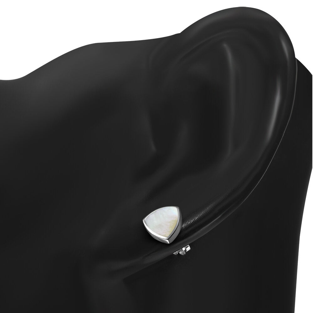 Contemporary Stone Studs - Heater Shield with Mother of Pearl