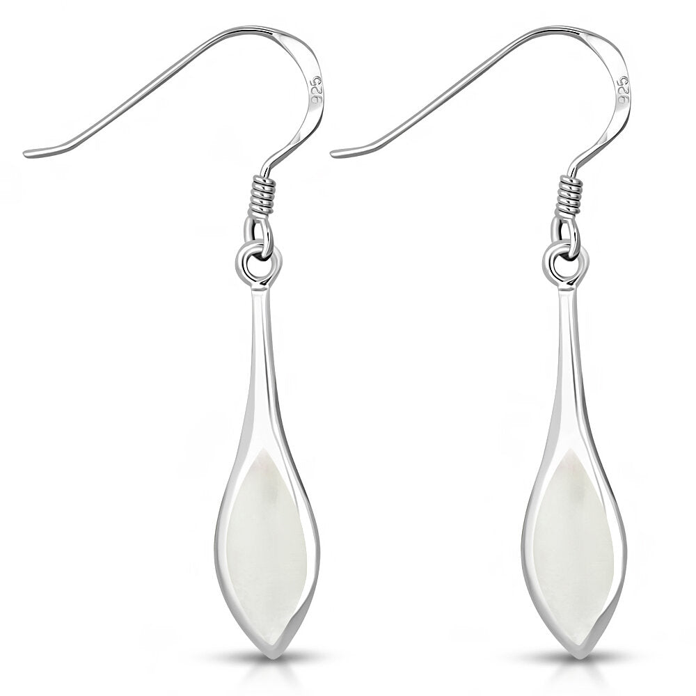 Earrings in sterling silver 925 with Mother of 2024 pearl gemstone