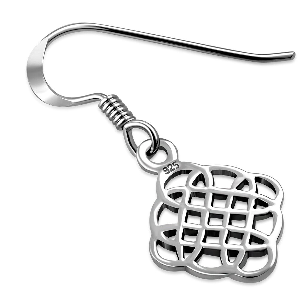 Celtic Knot Earrings - Quaternary Twist Knot