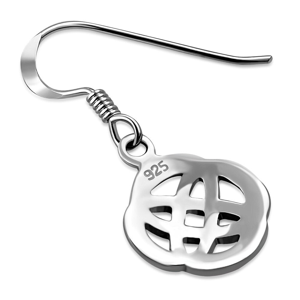 Celtic Knot Earrings - Large Quaternary Knot