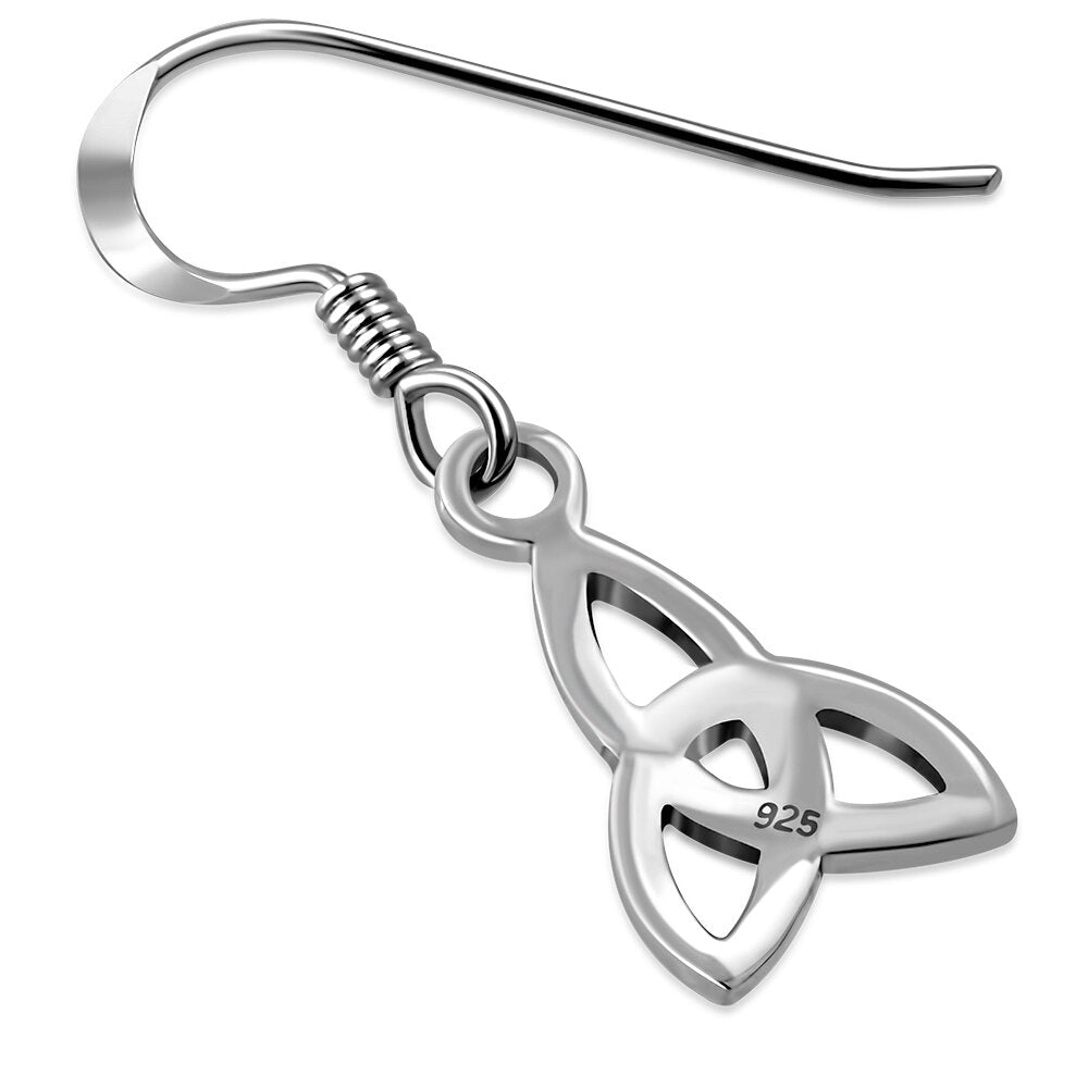 Triquetra Earrings - Elongated Trinity