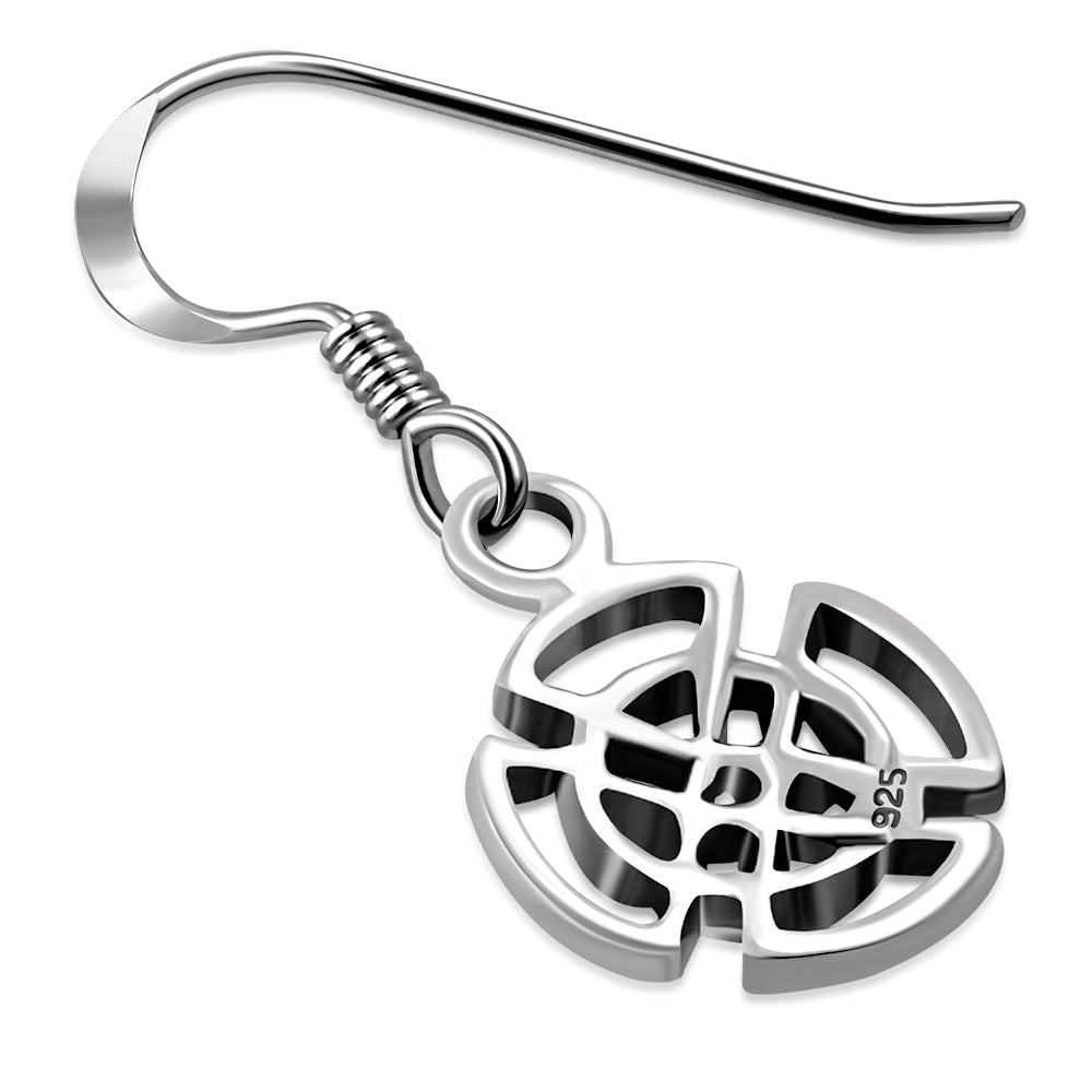 Celtic Knot Earrings - Quaternary Shield Knot