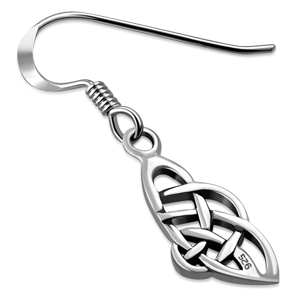 Celtic Knot Earrings- Intricate Irregular Knot