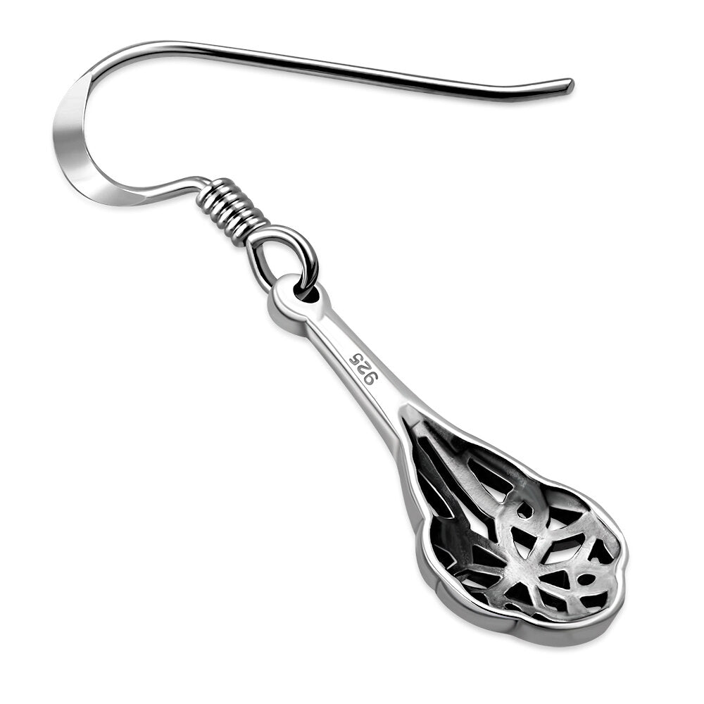 Celtic Knot Earrings - Four Seasons Knot in a Drop