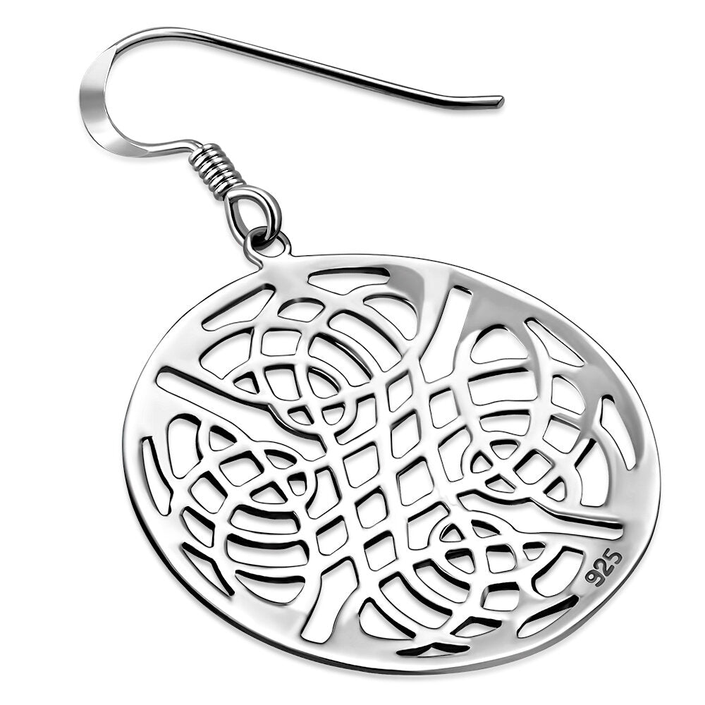 Celtic Knot Earrings - Round Pictish Knot