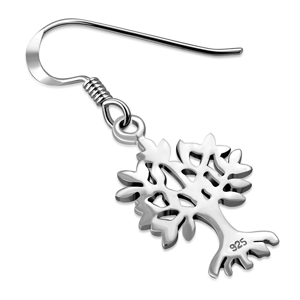 Tree of Life Earrings - Evergreen with Roots