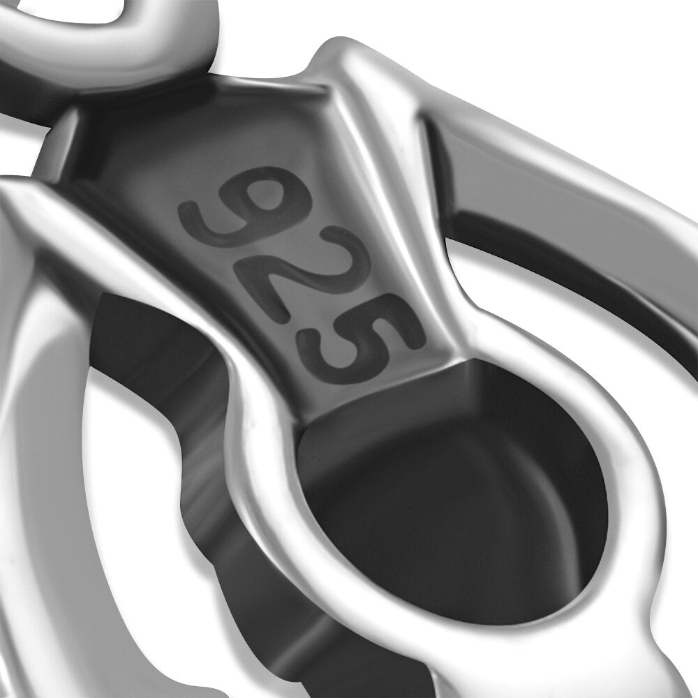 Scottish Thistle Earrings- Oval Emblem (Small)