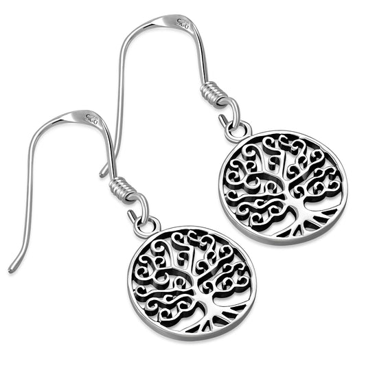 Tree of Life Earrings - Swirly Branches