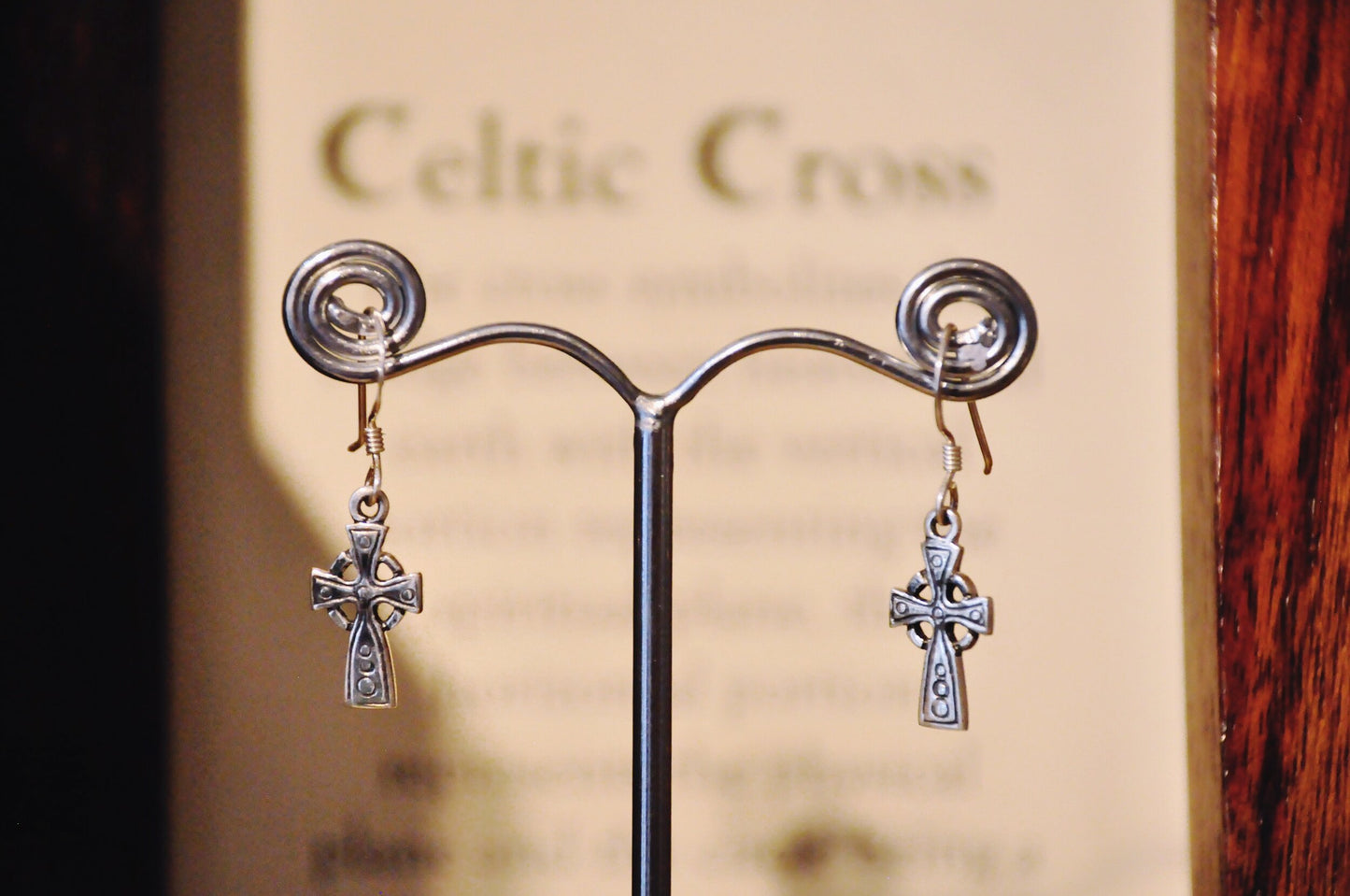 Celtic Cross Earrings - Classic