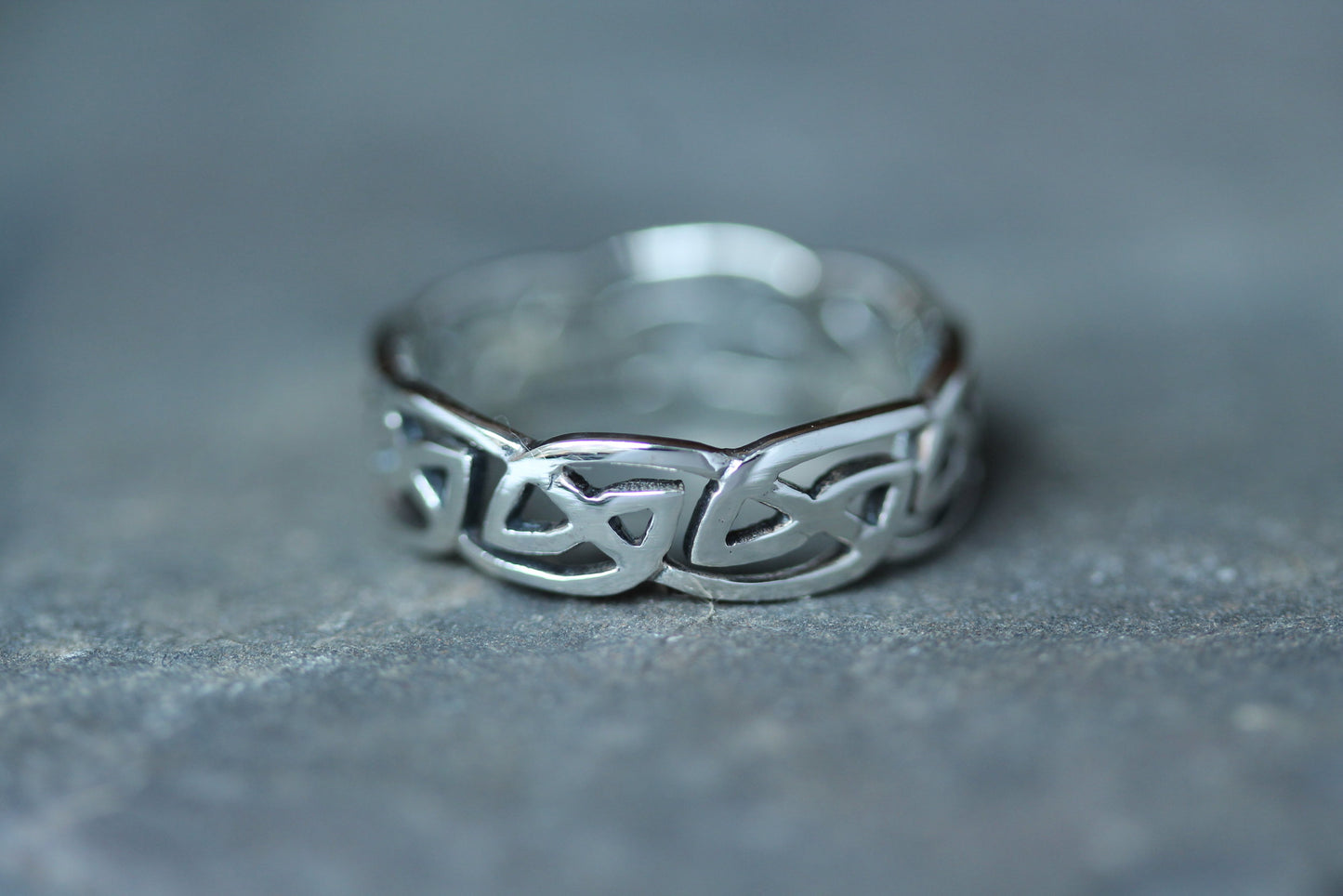 Celtic Knot Ring - Open Pictish Knot (Medium)