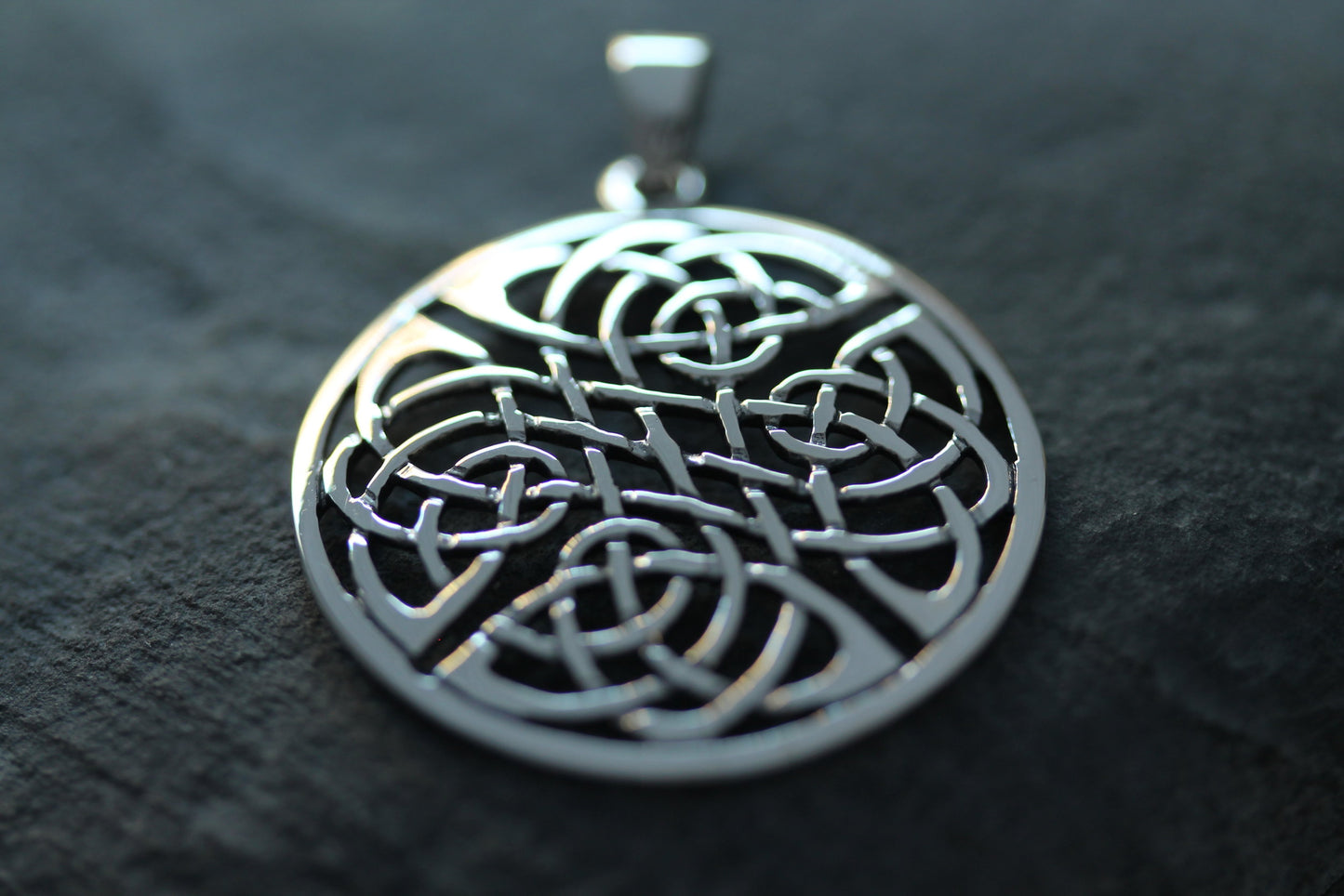 Celtic Knot Pendant - Large Shield Knot