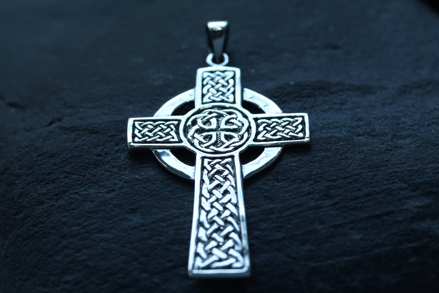 Celtic Cross Pendant - Ornamental High Cross