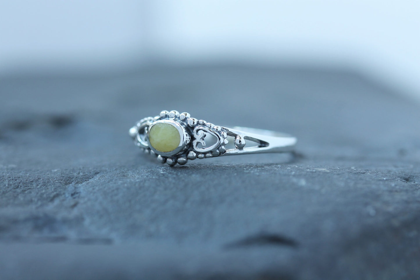 Scottish Marble Ring - Antique Wrap