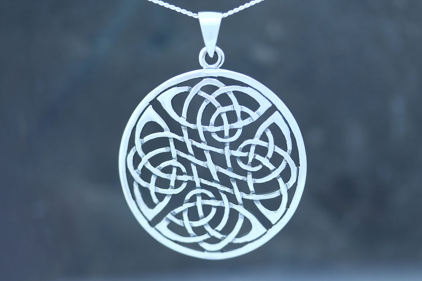Celtic Knot Pendant - Large Shield Knot