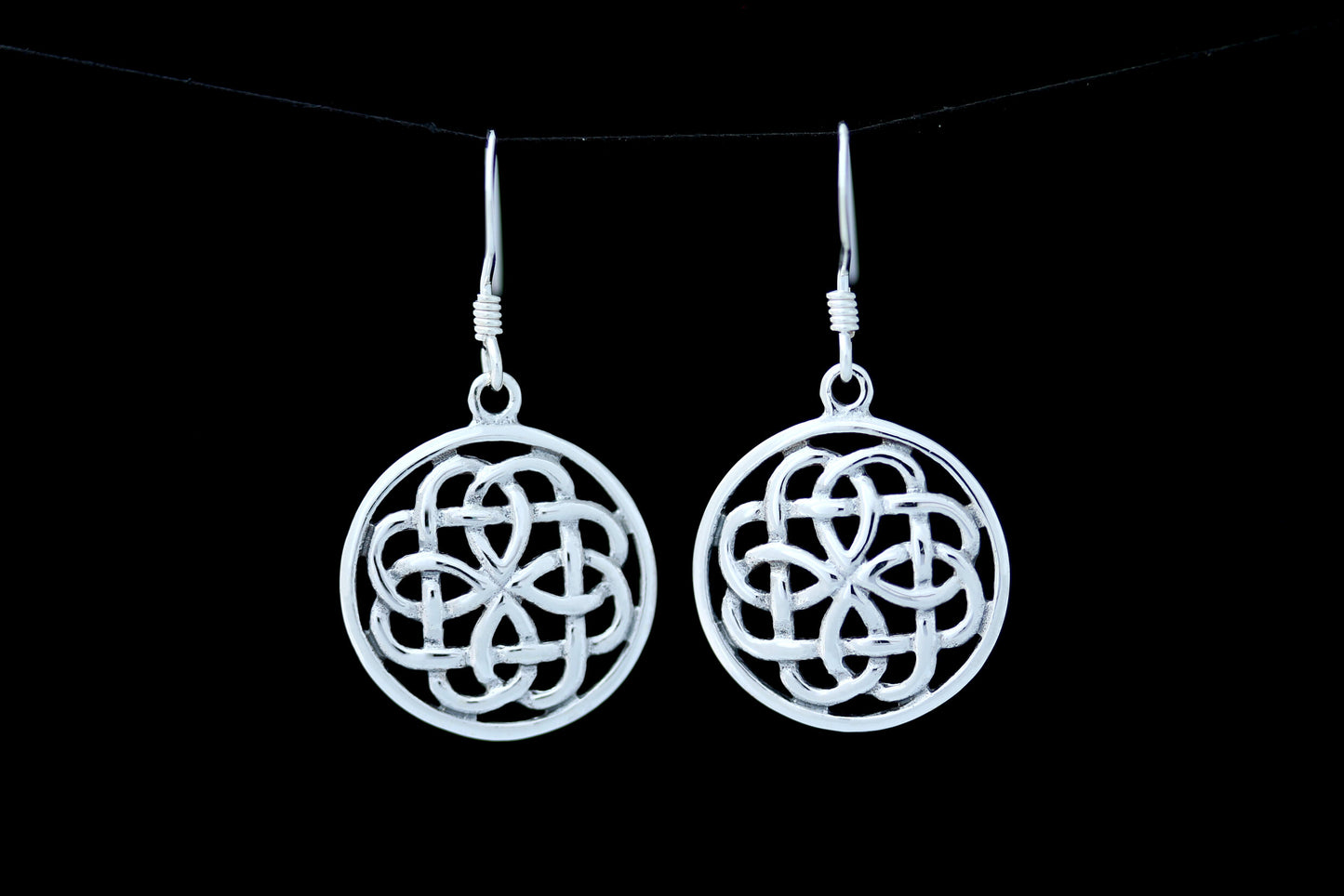 Celtic Knot Earrings - Flower Knot