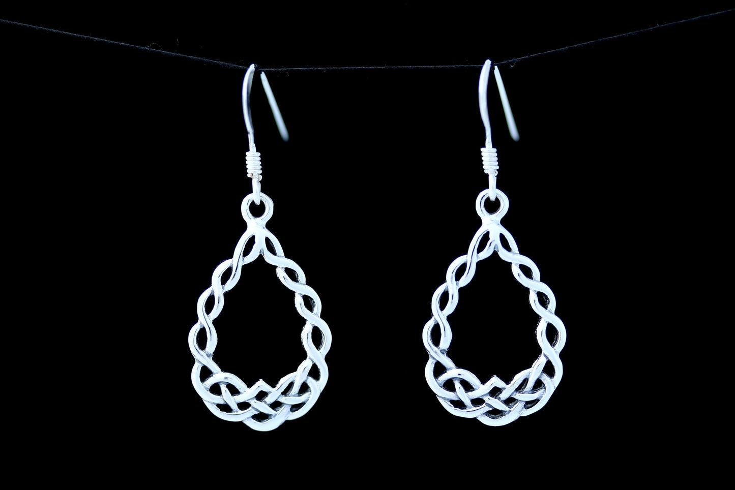 Celtic Knot Earrings - Teardrop Knot