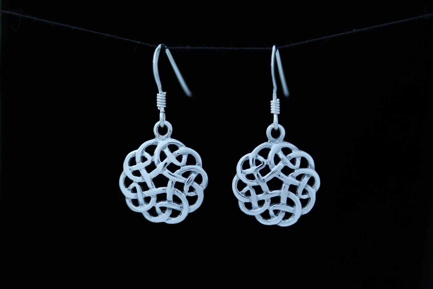 Celtic Knot Earrings - Circular Twist