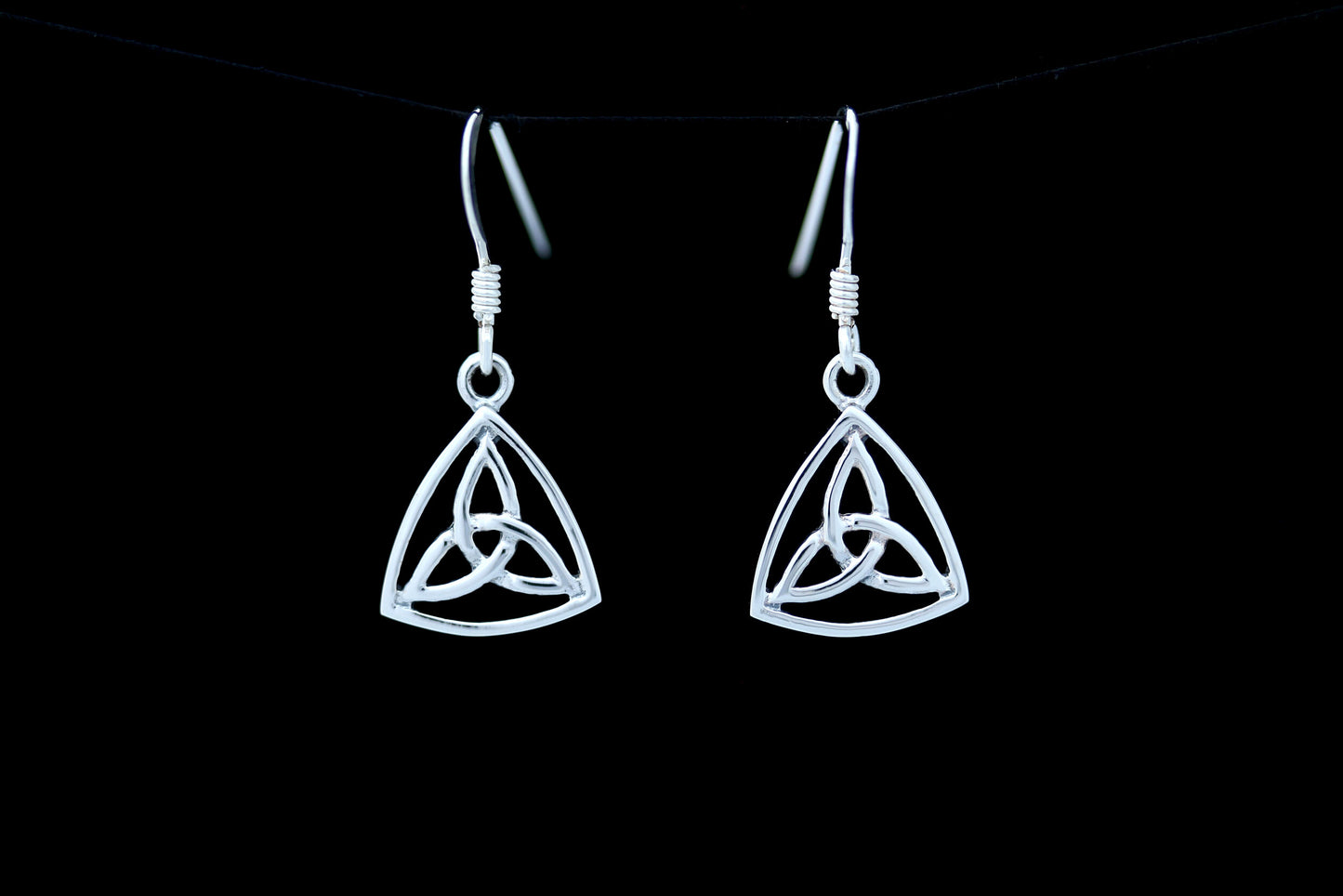 Triquetra Earrings - Framed Trinity
