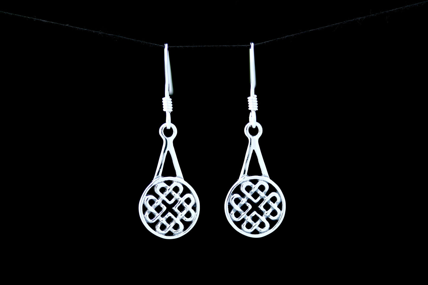 Celtic Knot Earrings - Lover's Knot Pendulum