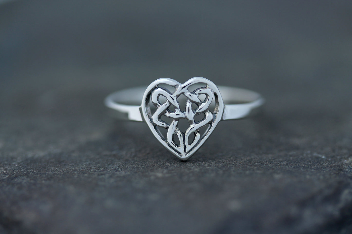 Celtic Knot Ring - Celtic Heart