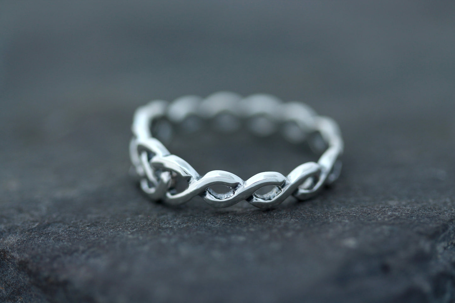 Celtic Knot RIng - Looped Infinite Elegance